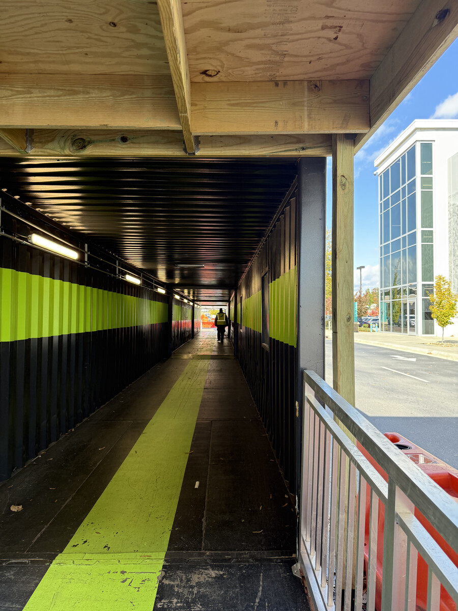 Covered walkway